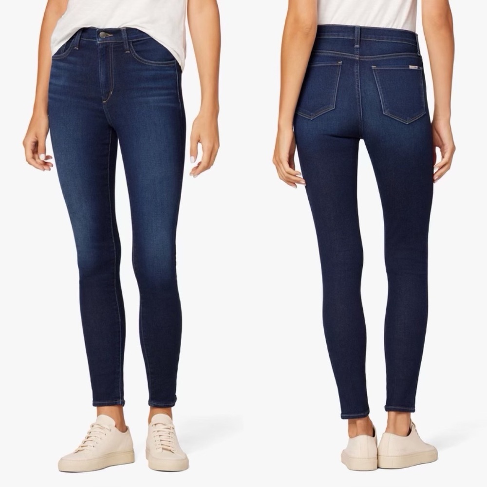 NWT JOE'S Flawless Rosetta High Rise Skinny Ankle Dark Denim Jeans 33 MSRP$178